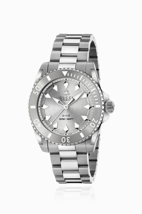 SILVER ‘Gucci Dive’ watch