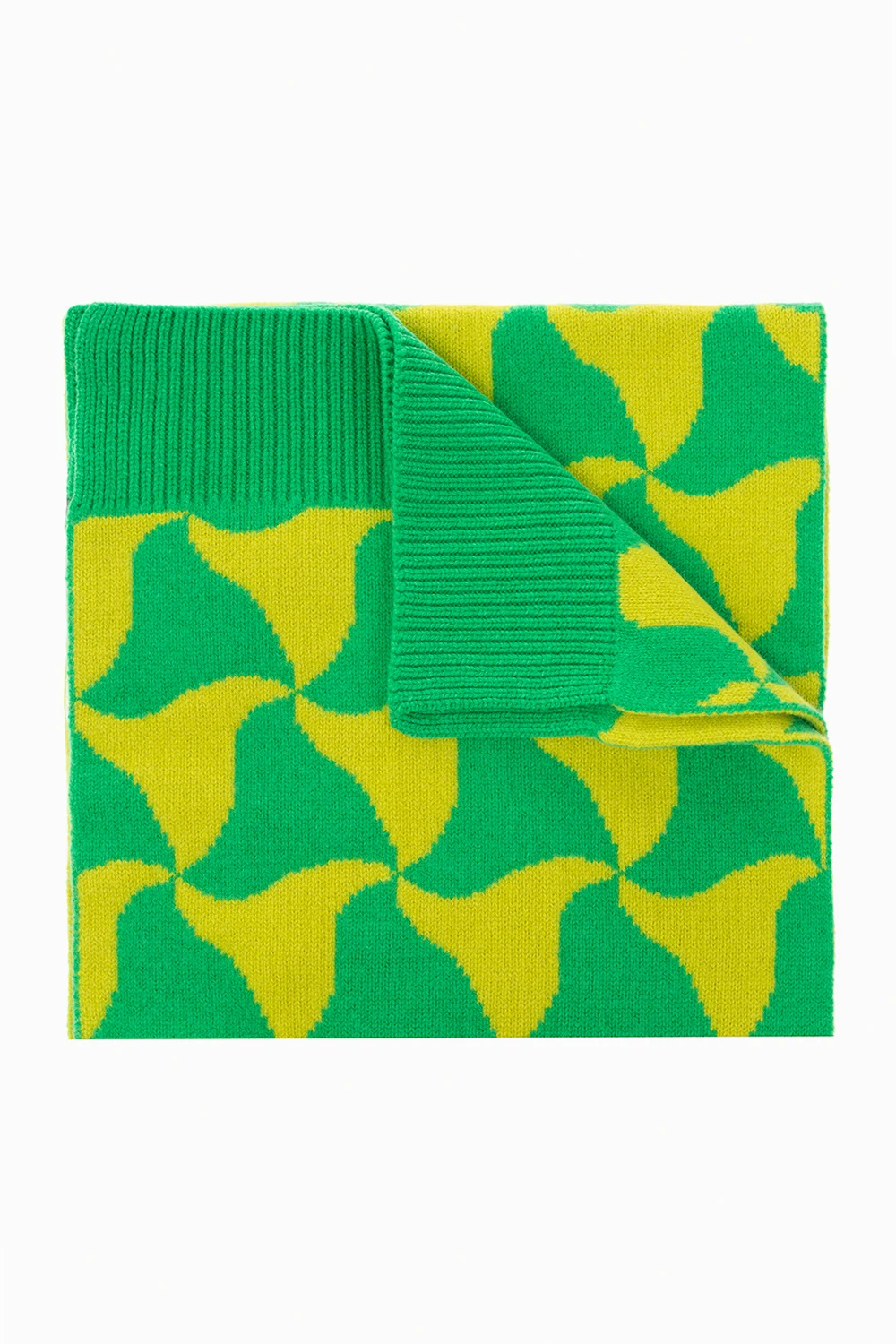 GREEN Wool scarf