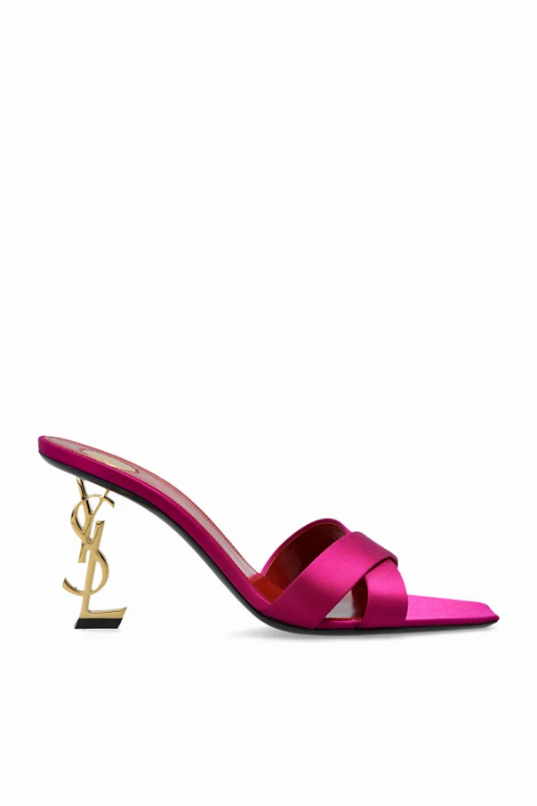 RÓŻOWY Klapki na obcasie ‘Opyum’