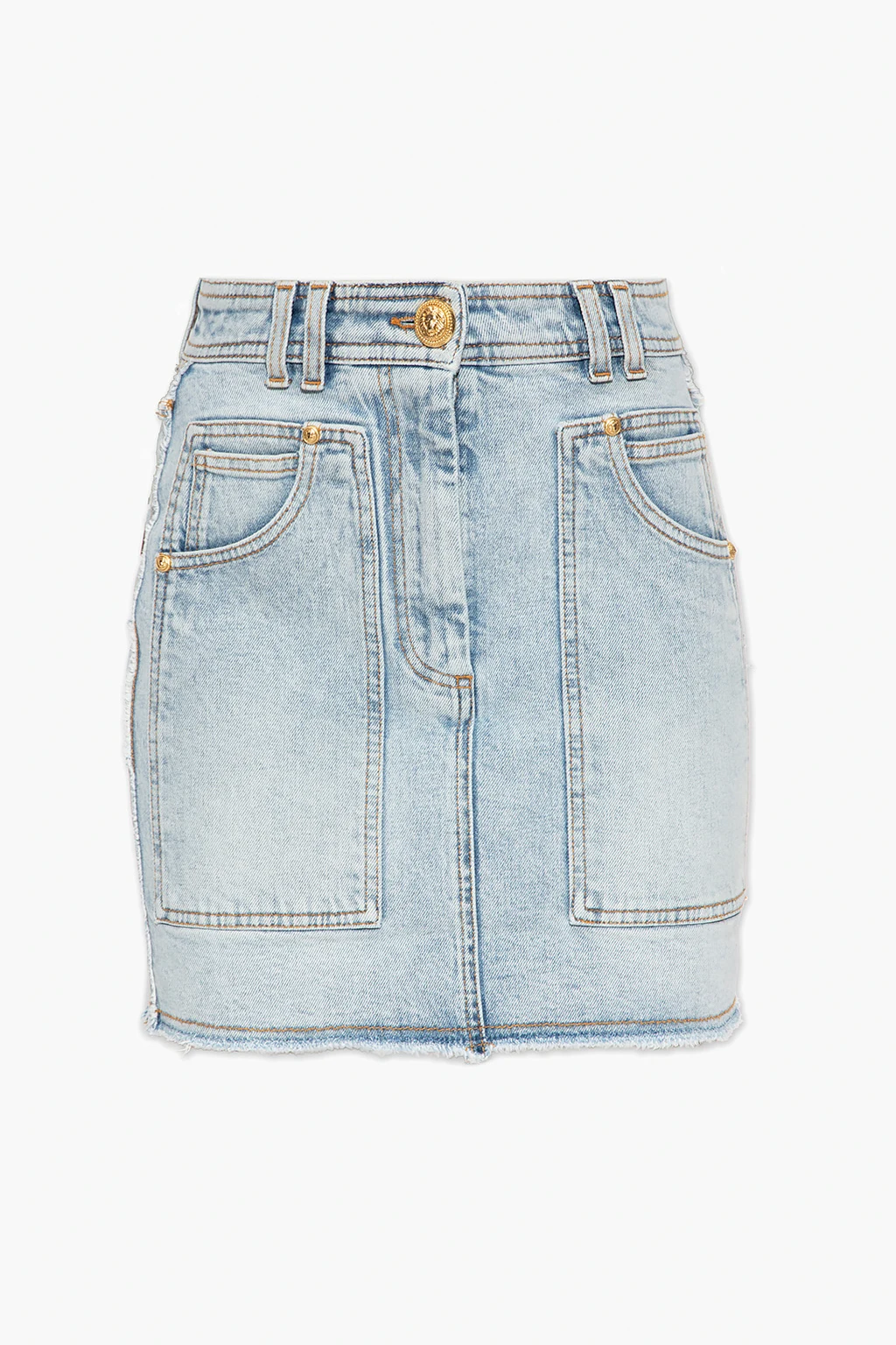 light blue Denim skirt