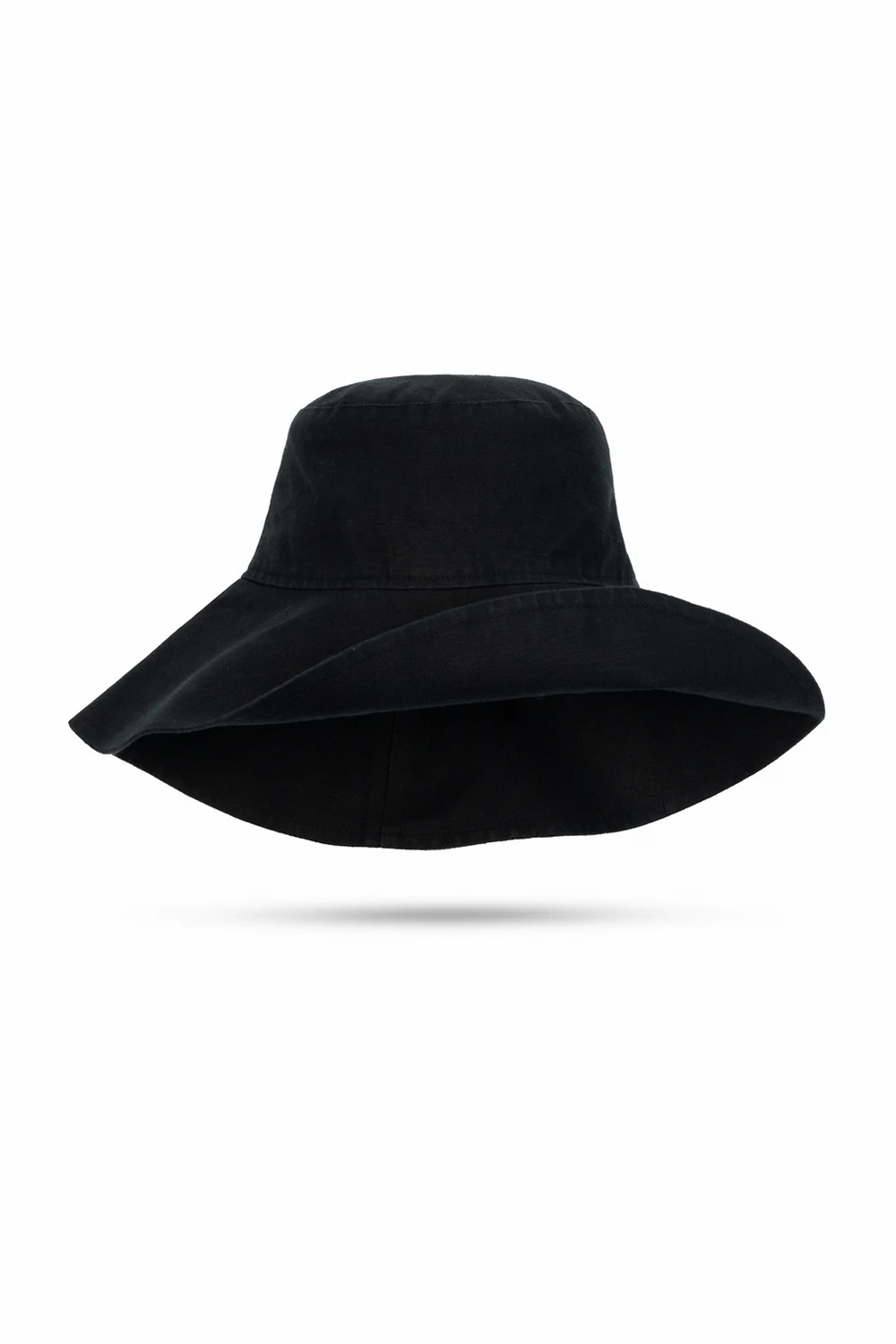 BLACK Linen blend hat