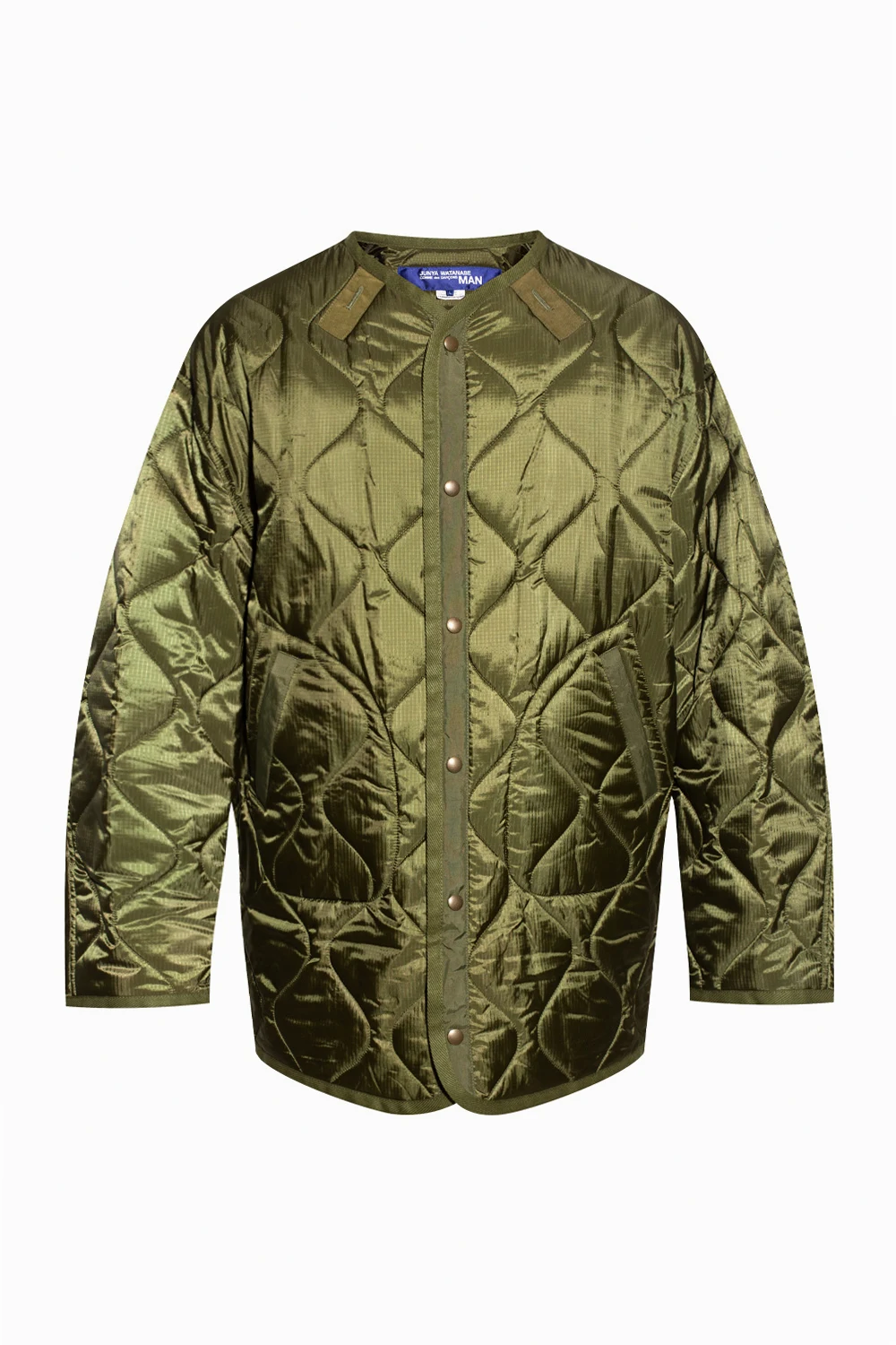 GREEN Printed quilted jacket