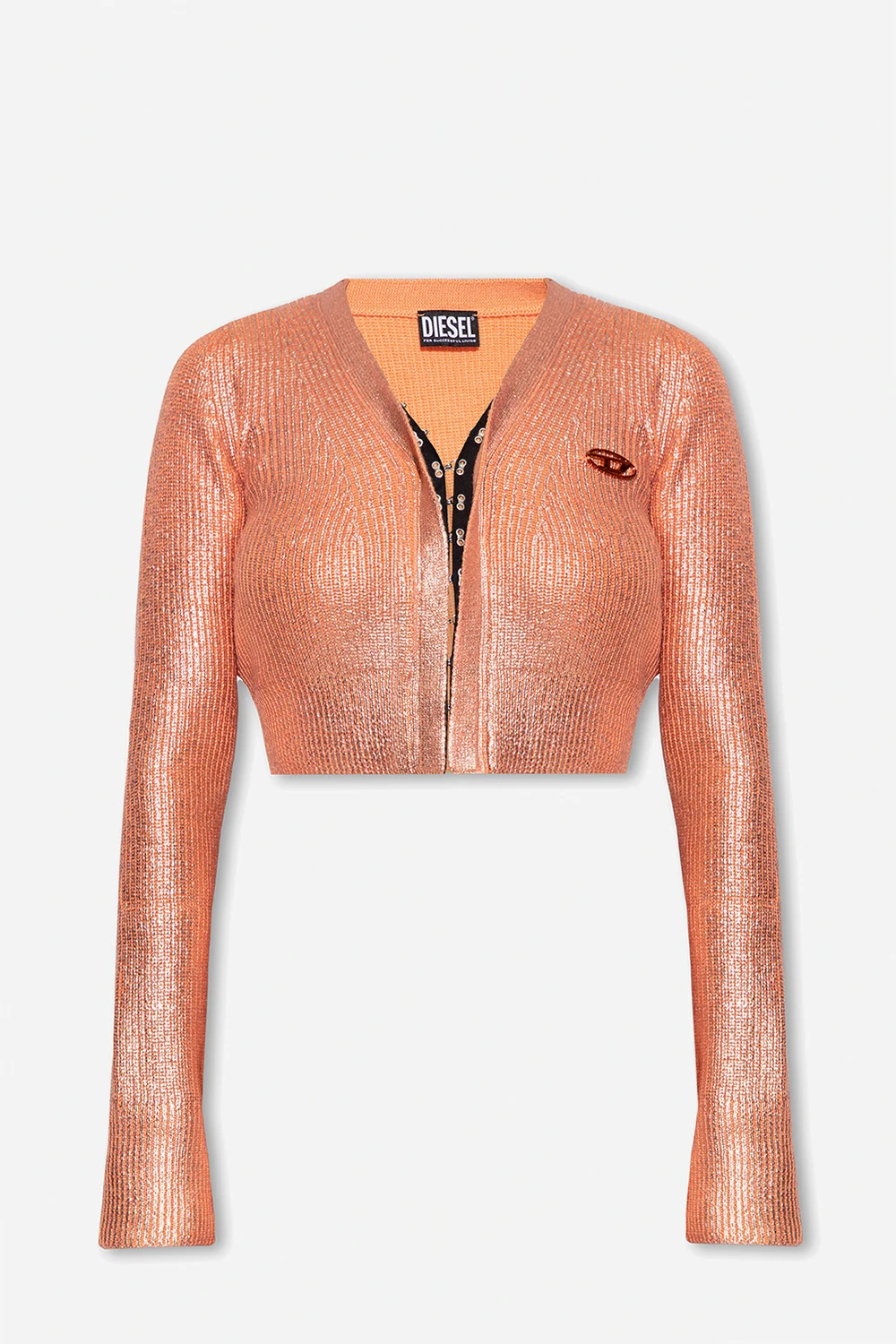 ‘M-ADHU’ cropped cardigan