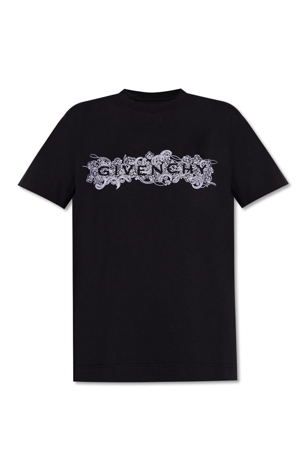 Logo-embroidered T-shirt