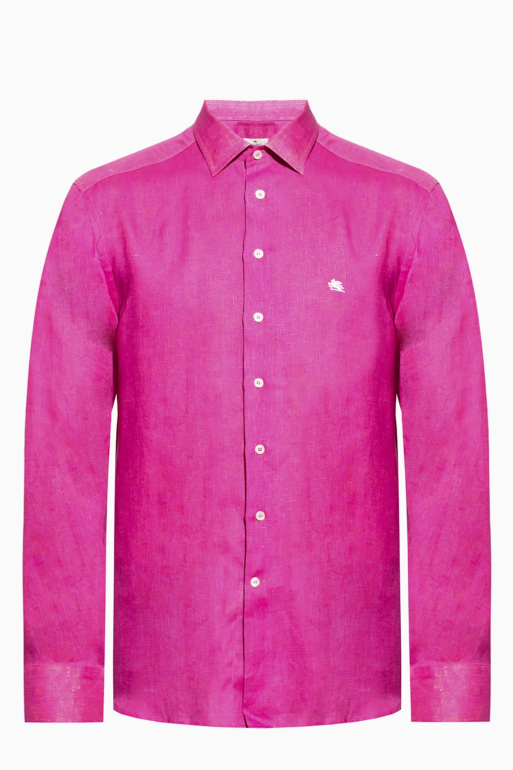 Linen shirt with logo