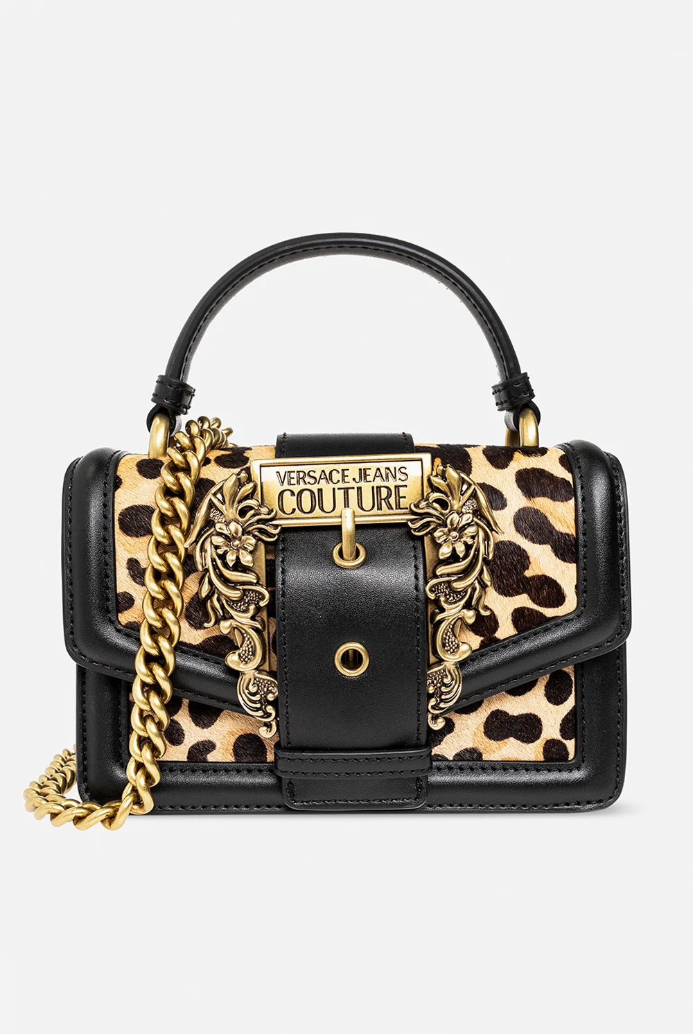 beige Shoulder bag with decorative buckle
