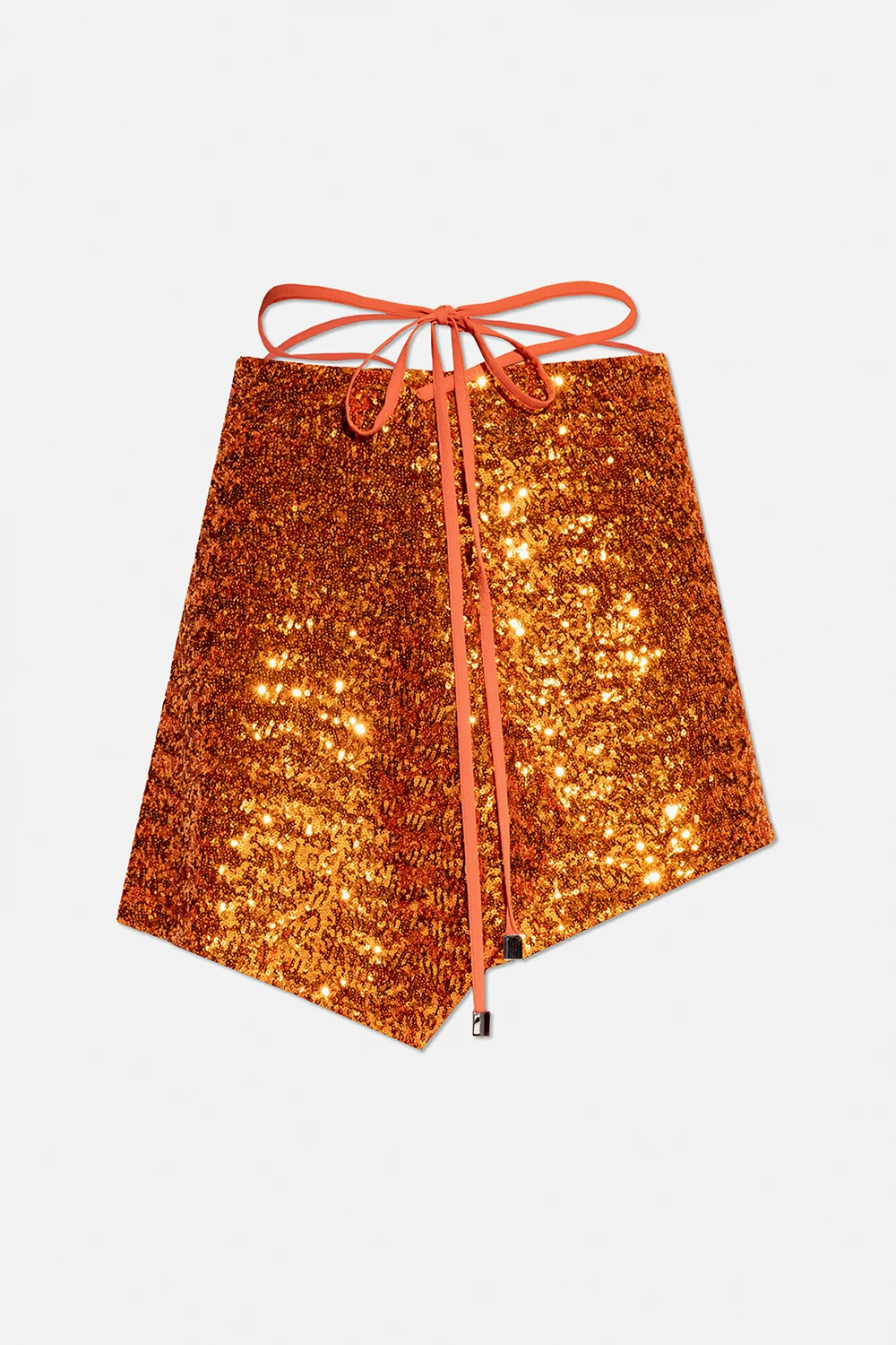 Sequinned mini skirt