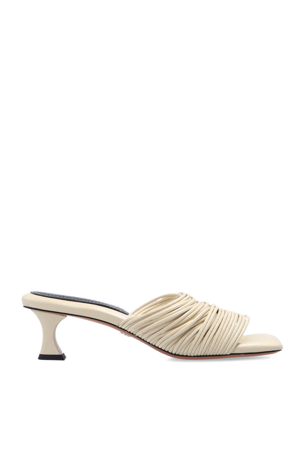 ‘Square Rolo’ mules