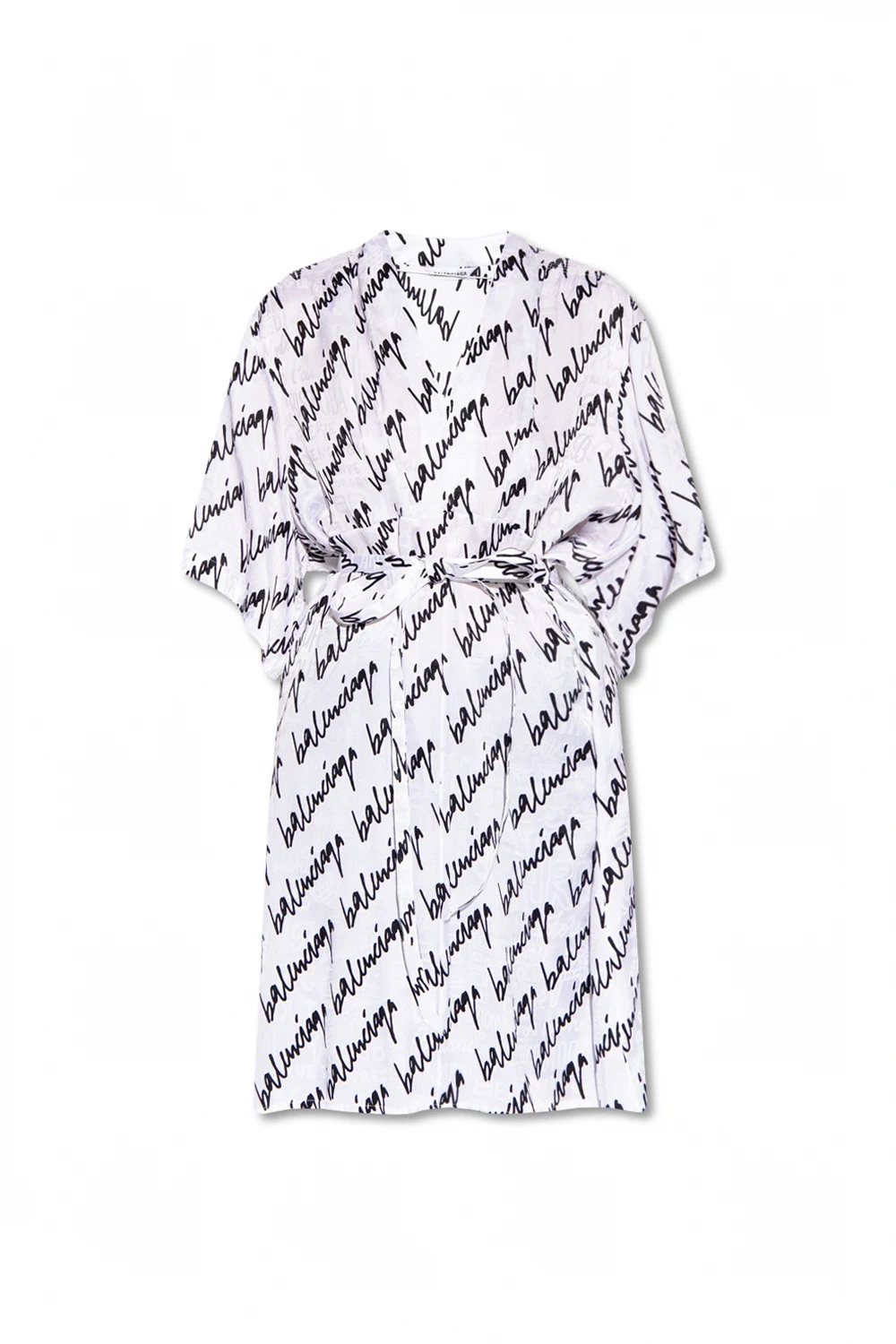 Oversize silk dress
