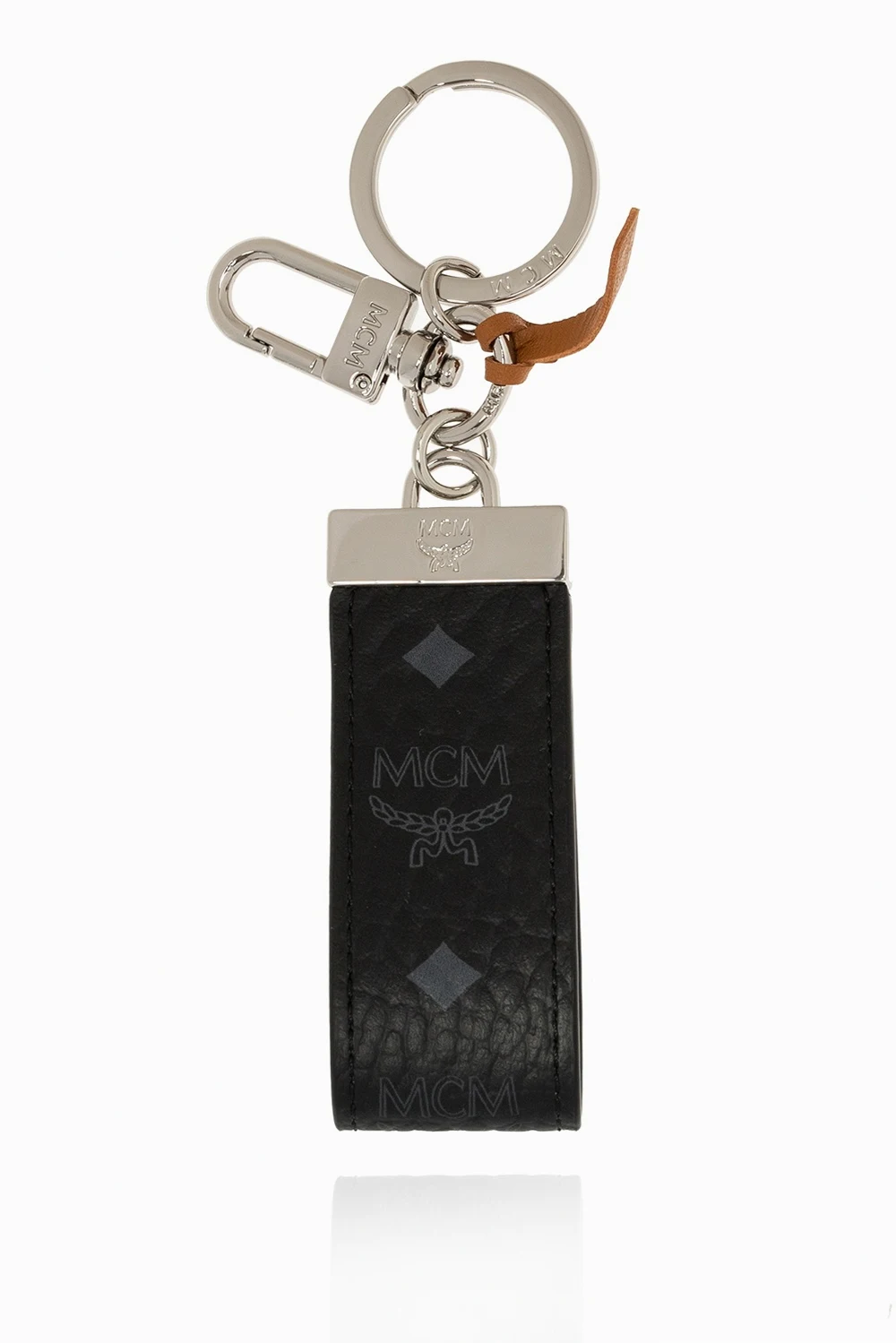 BLACK Keyring with logo