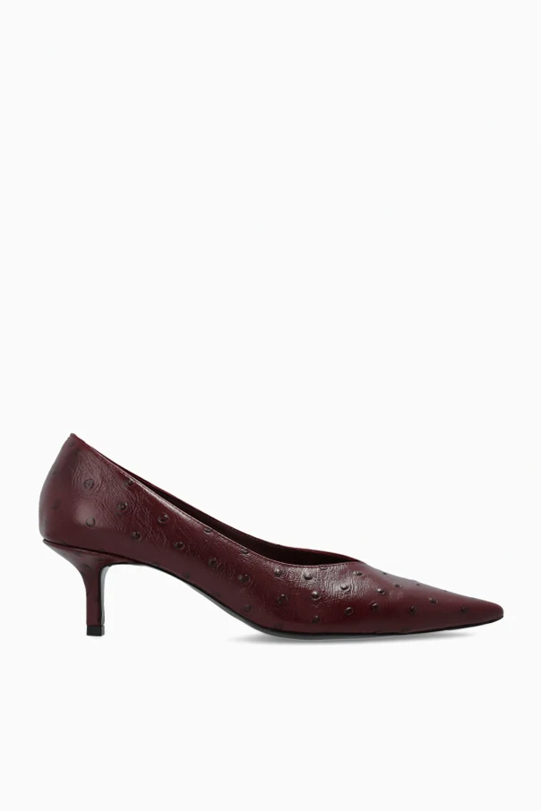 BURGUNDY 'Briar' heeled shoes