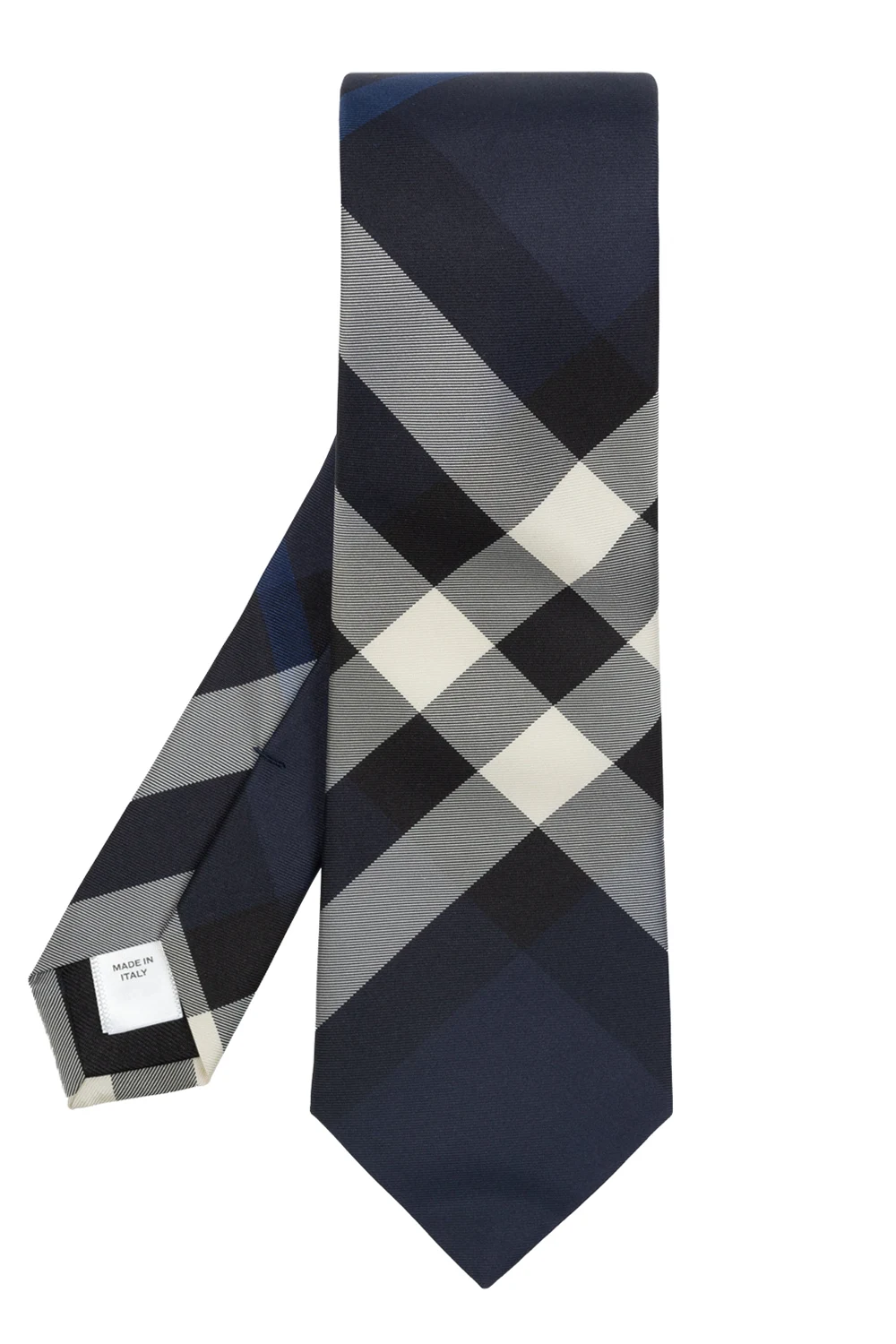 Checked tie