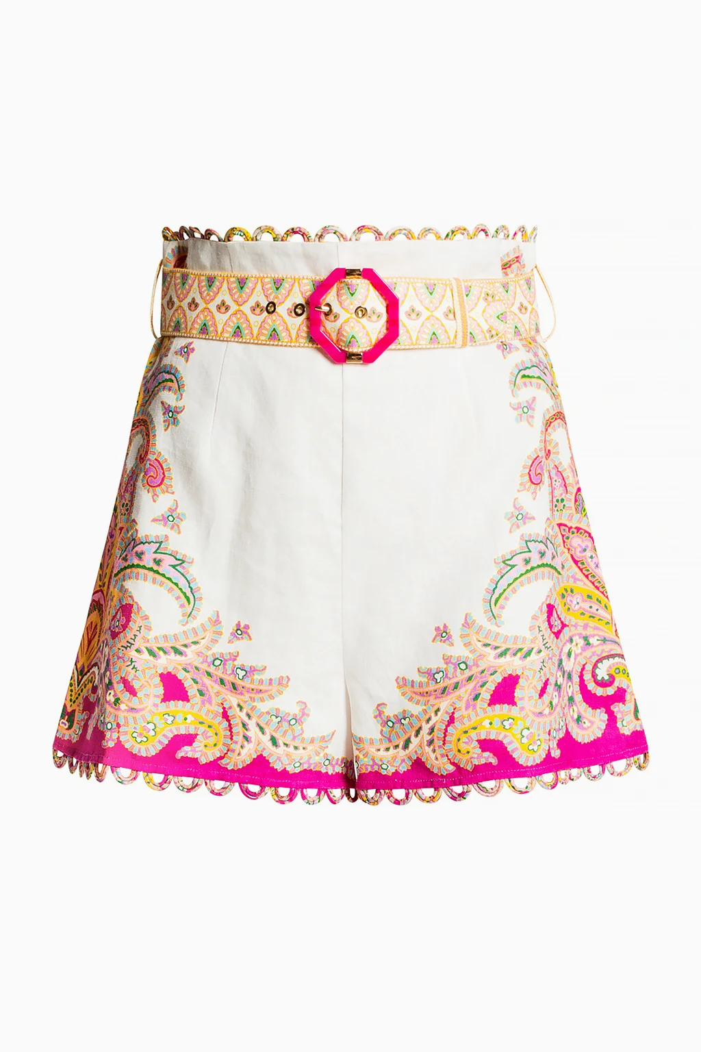 High-waisted shorts