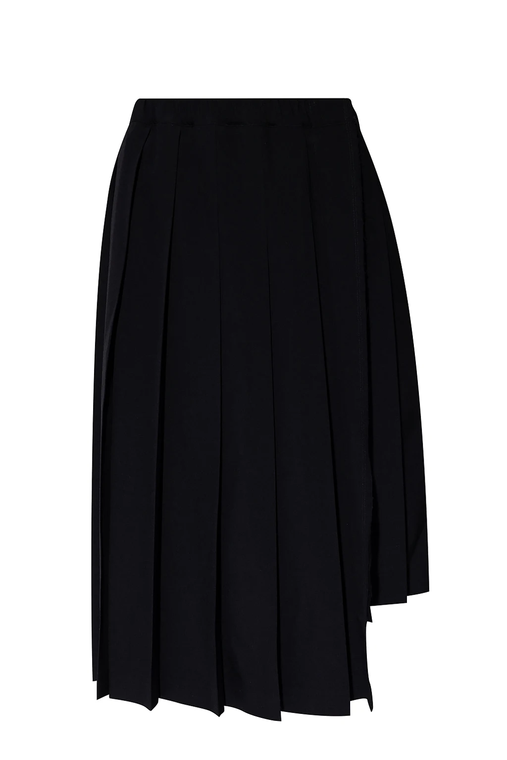 BLACK Asymmetric skirt
