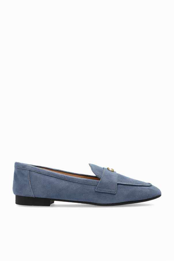 NIEBIESKI Zamszowe buty typu `loafers`