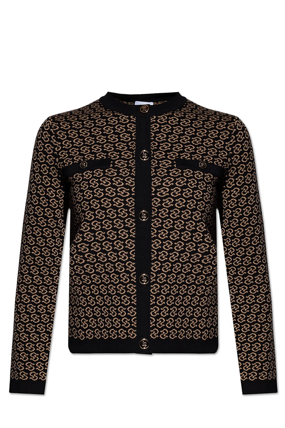 Cardigan with logo