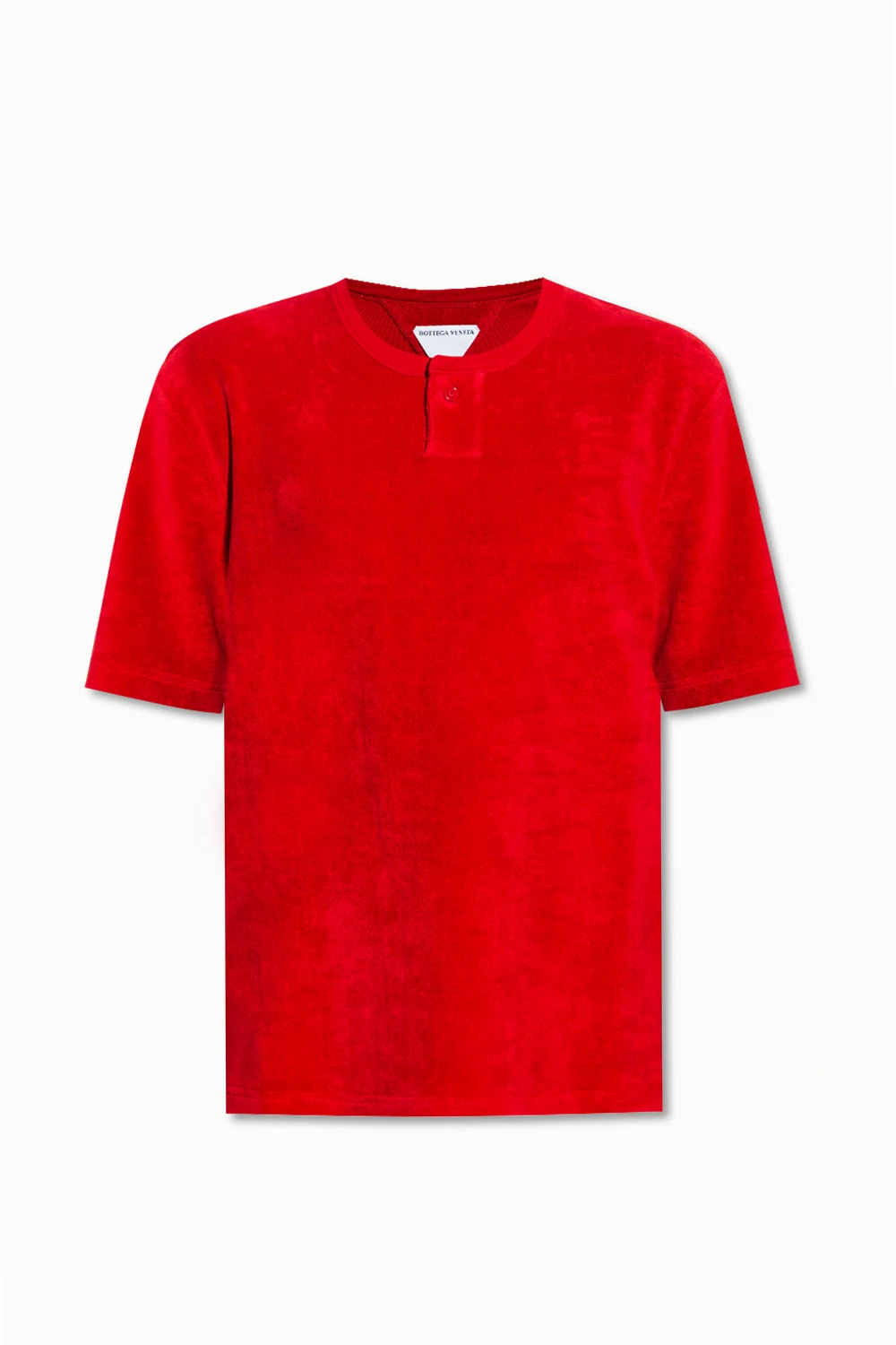 T-shirt z tkaniny ‘frotte’