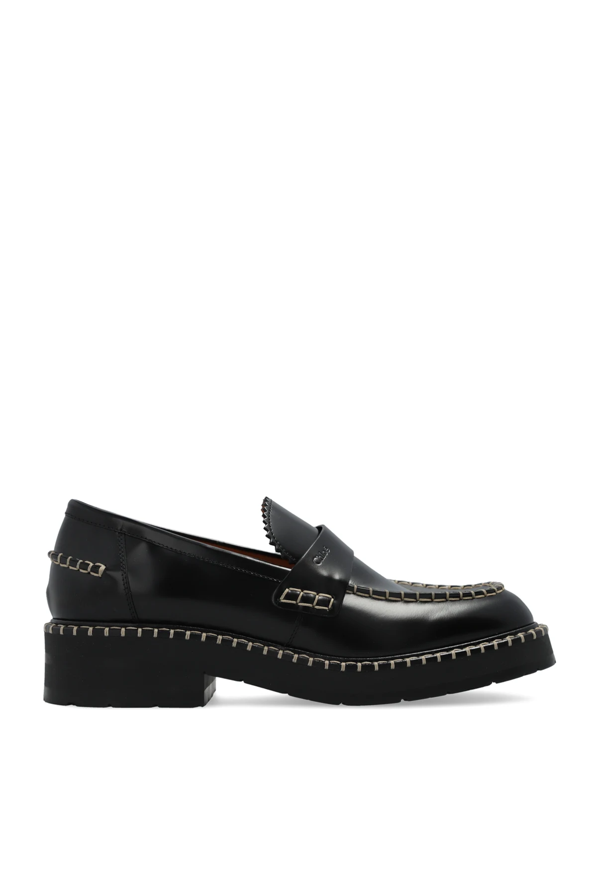 Leather loafers