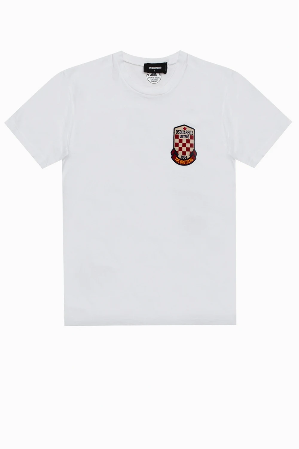 T-shirt z naszywką z logo