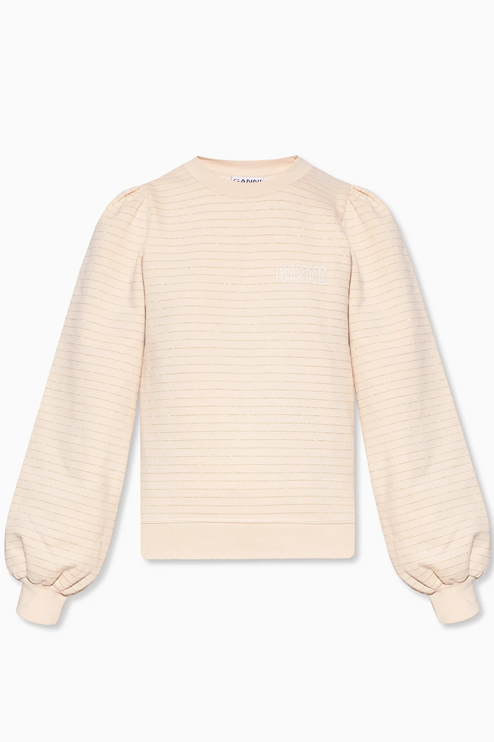 Sweatshirt with lurex threads