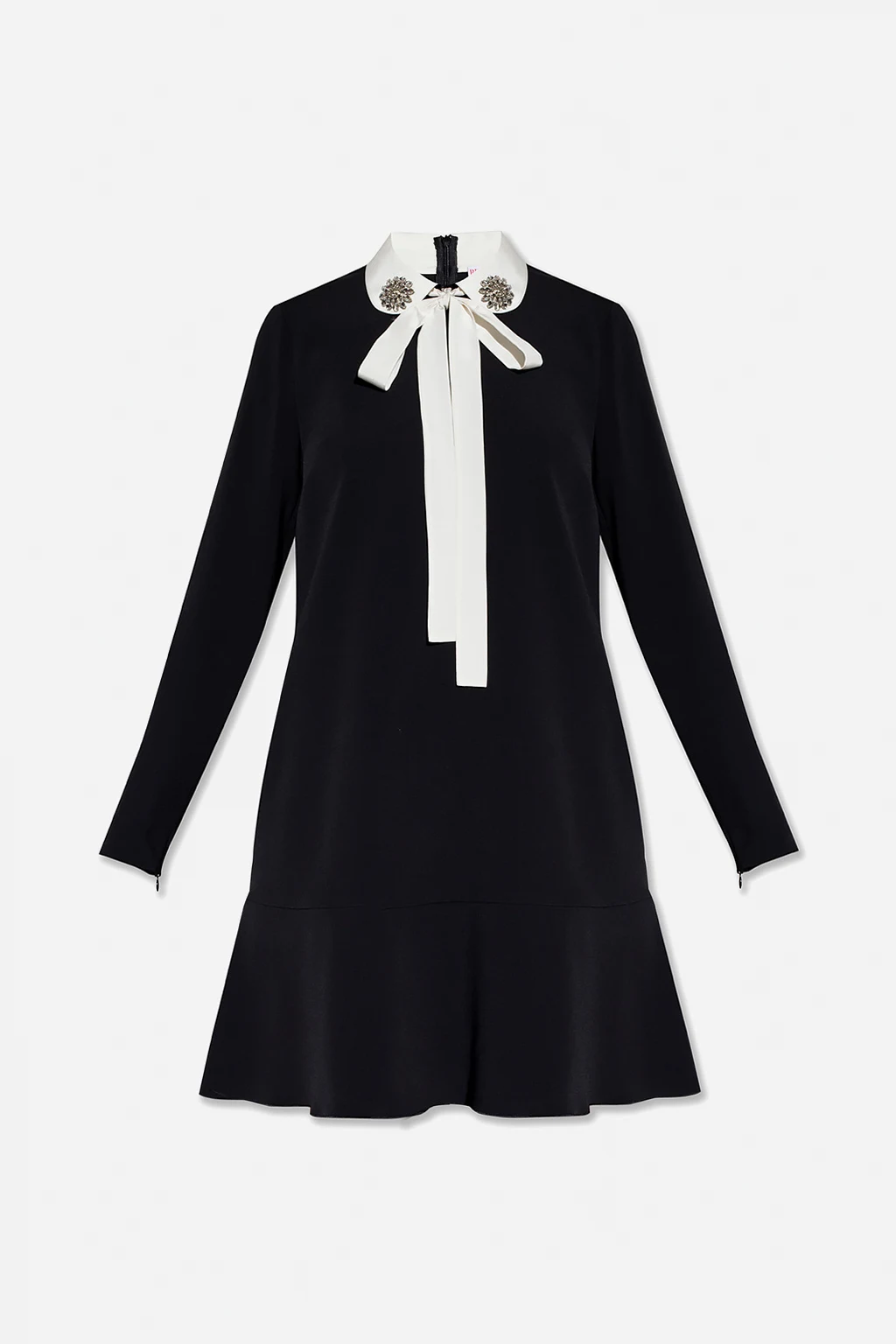 Dress with decorative collar