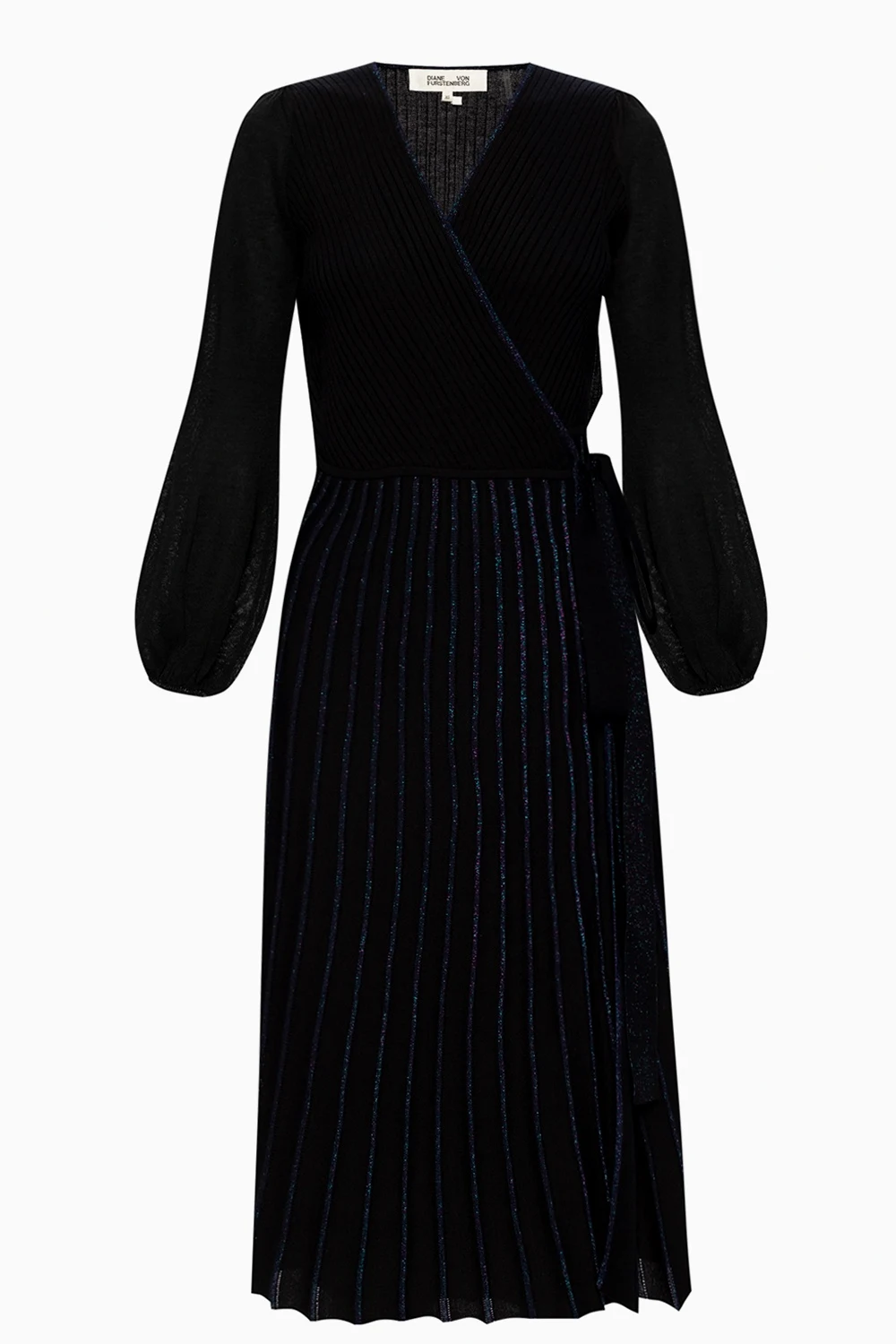 BLACK Puff sleeve dress
