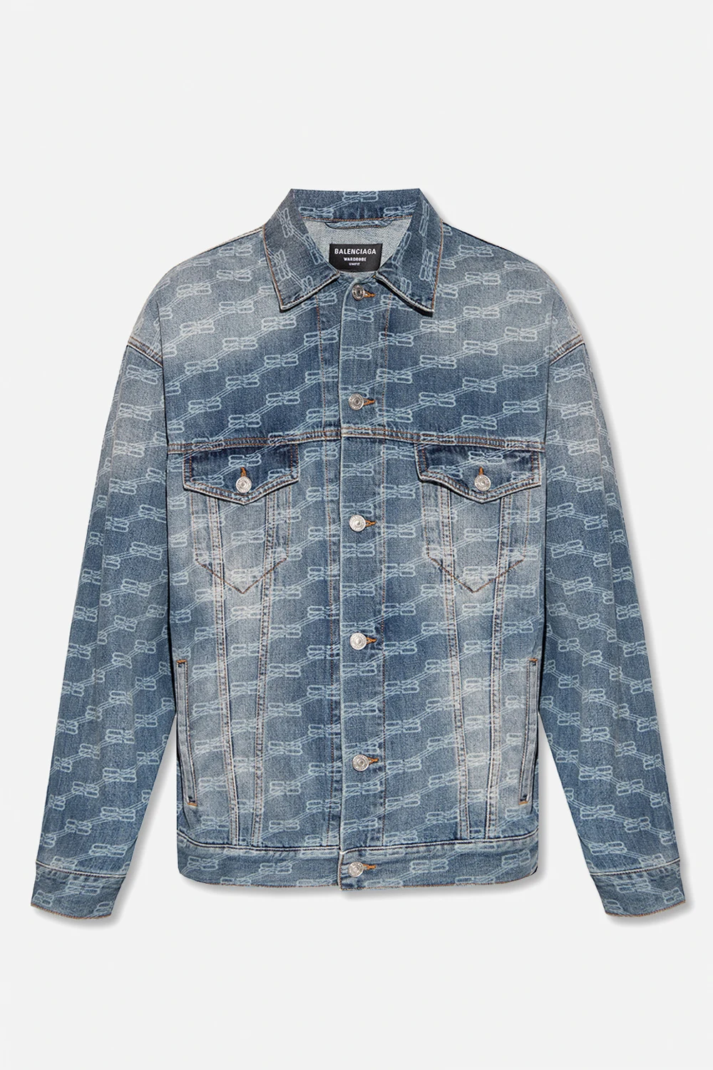 BLUE Relaxed-fitting denim jacket