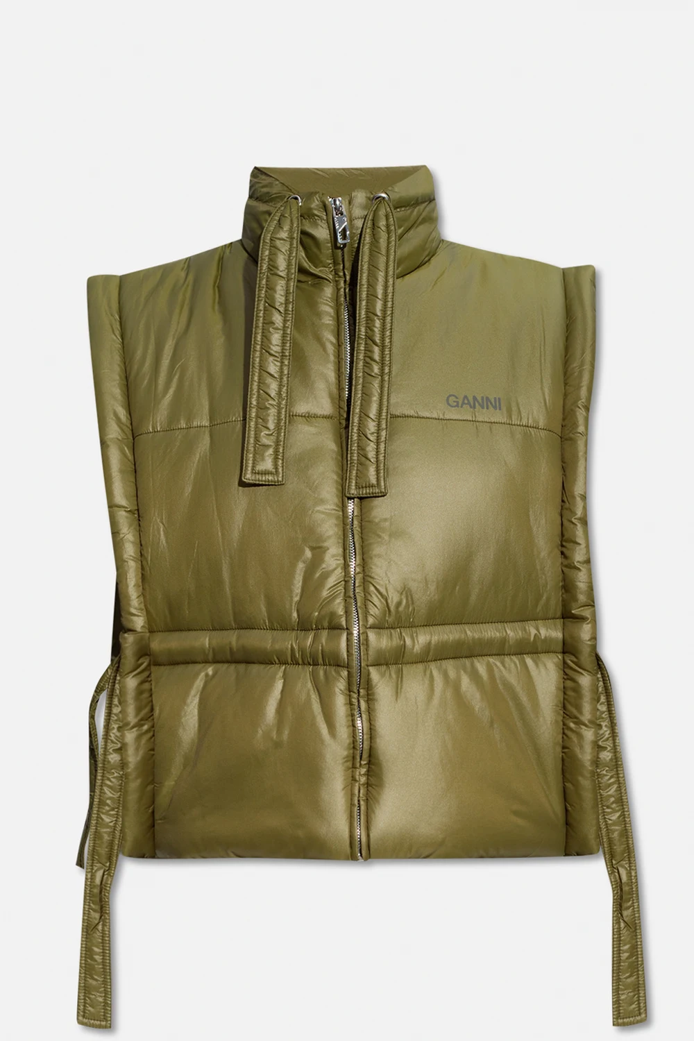 Vest with high neck