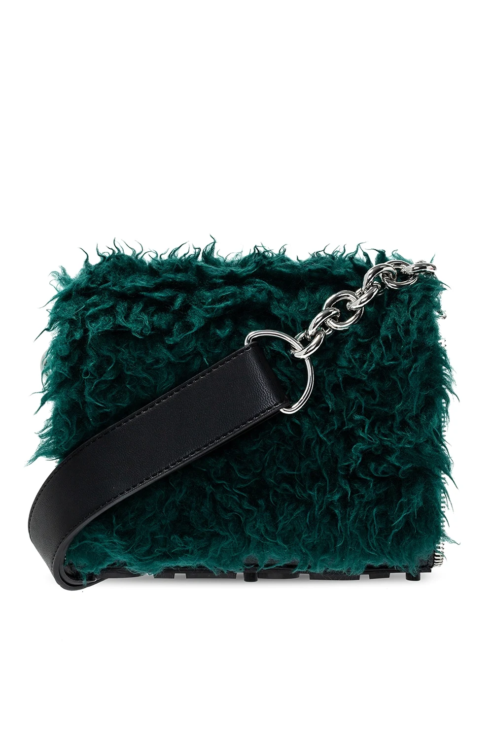 GREEN Branded shoulder bag