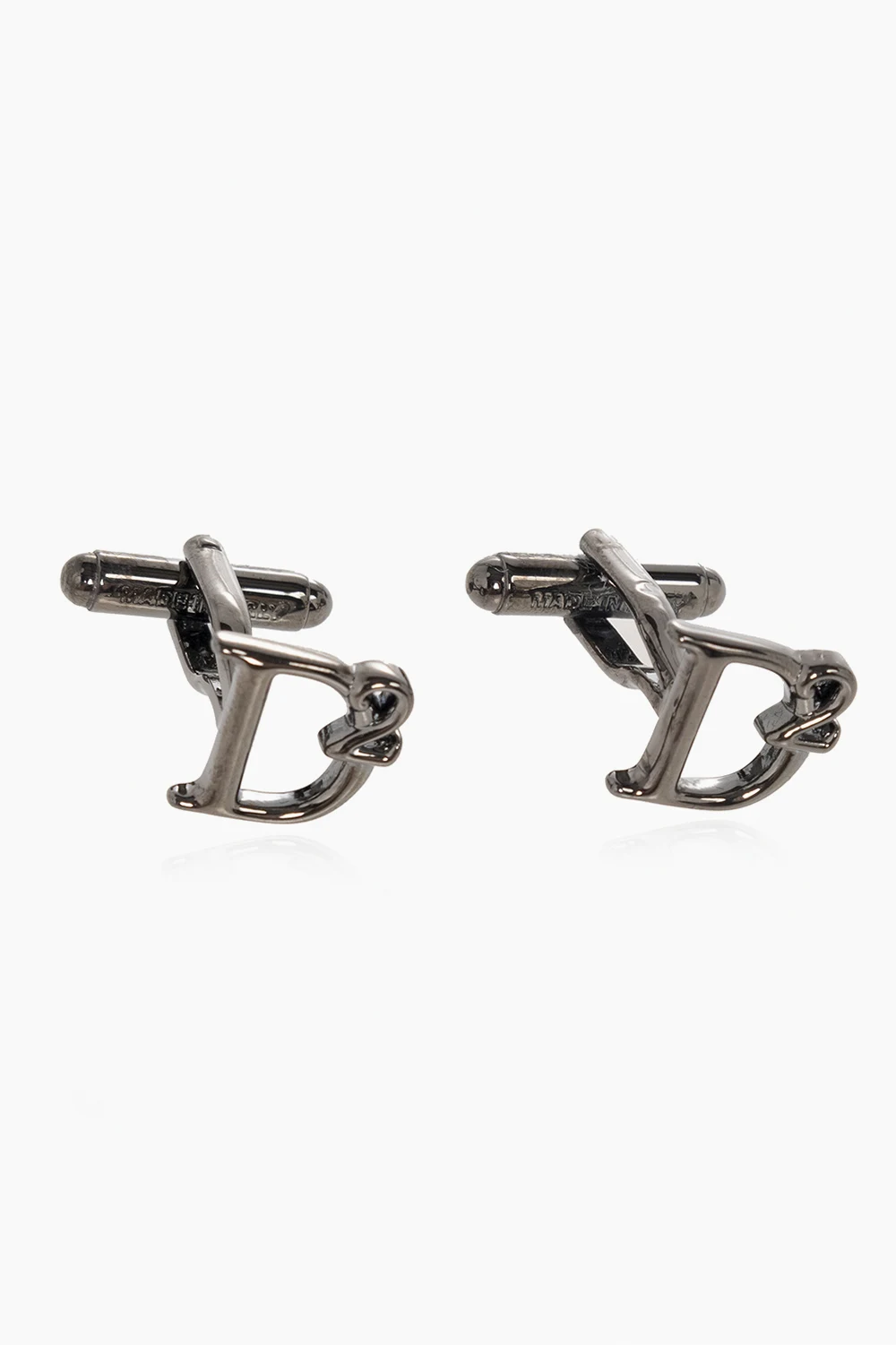 SILVER Logo cufflinks