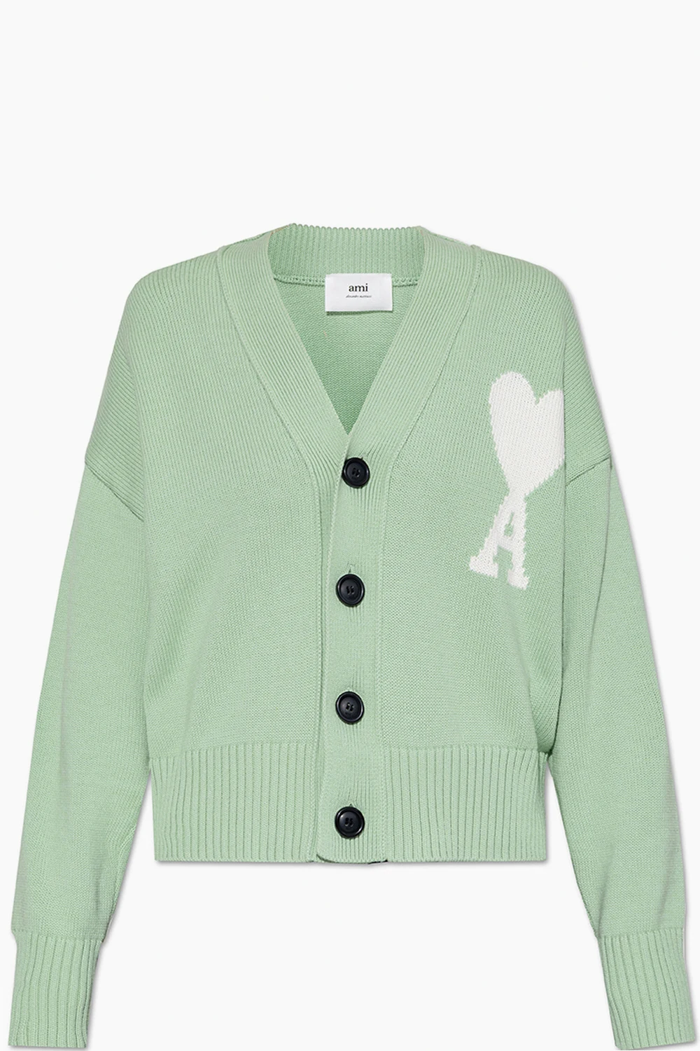 Cardigan with logo