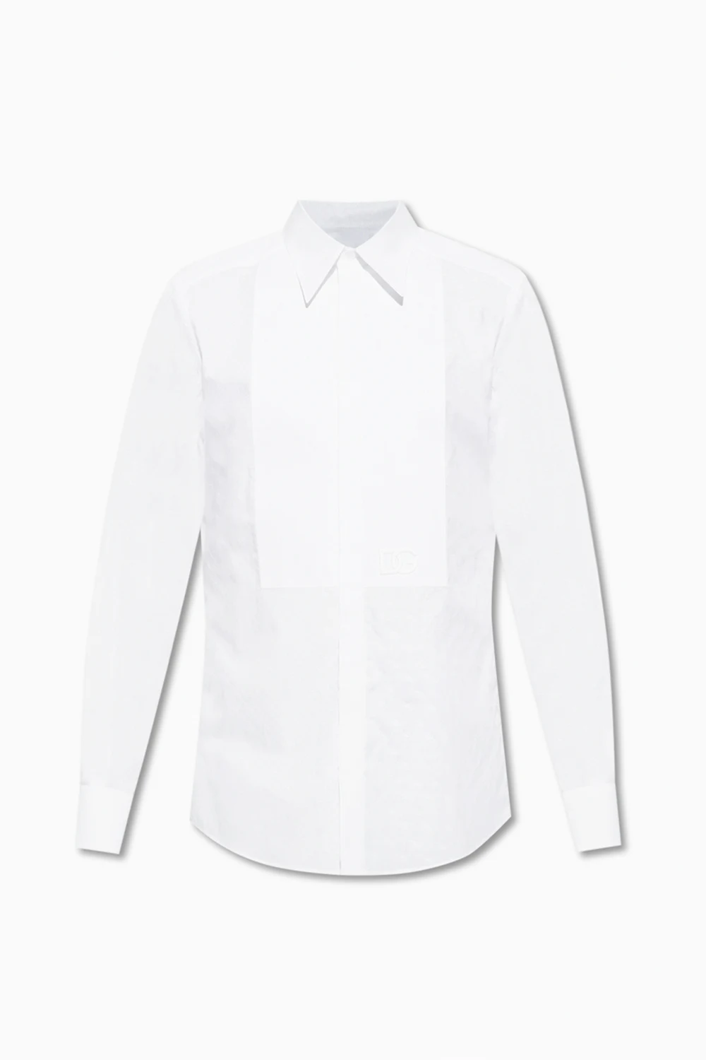 WHITE Cotton shirt with logo