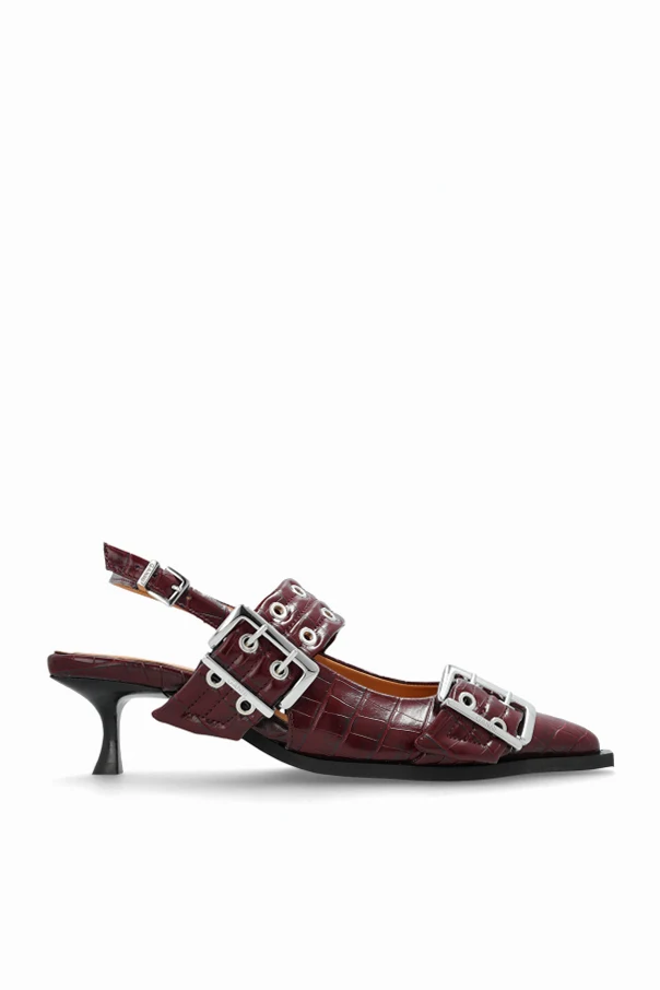 BURGUNDY Heeled shoes