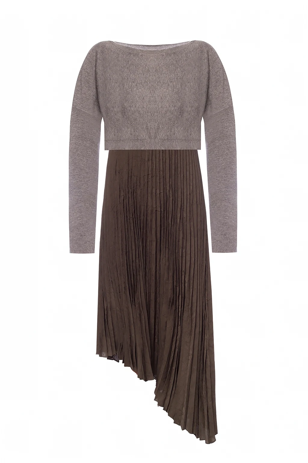 GREEN ‘Evetta’ slip dress and sweater