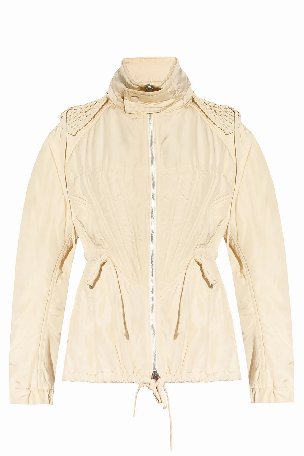 Jacket with stitching details