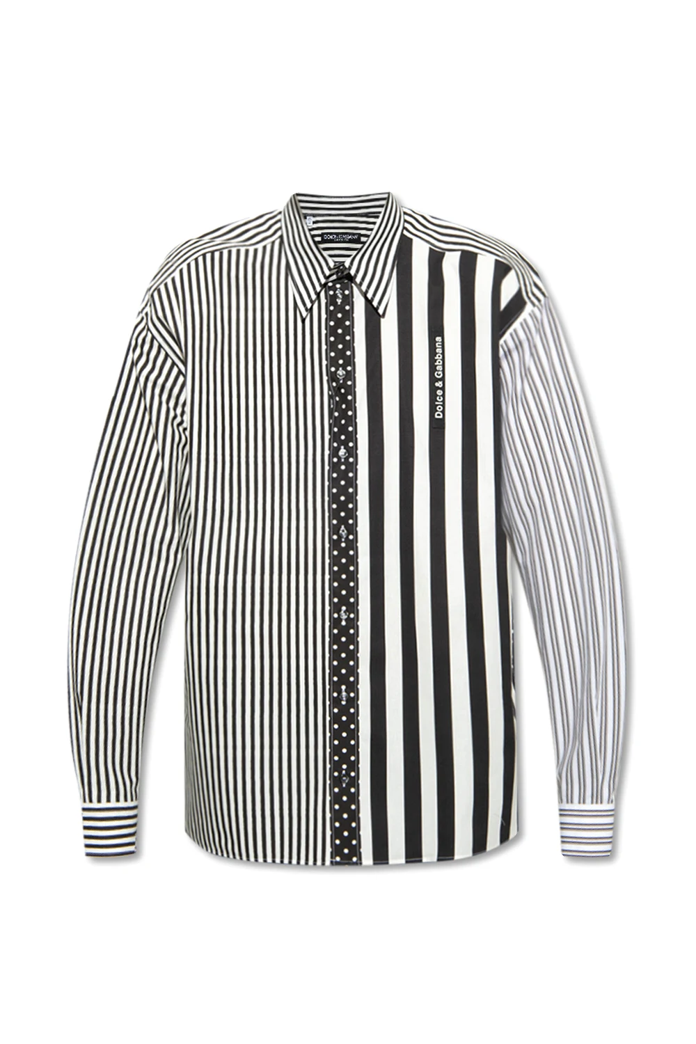 BLACK Patterned shirt
