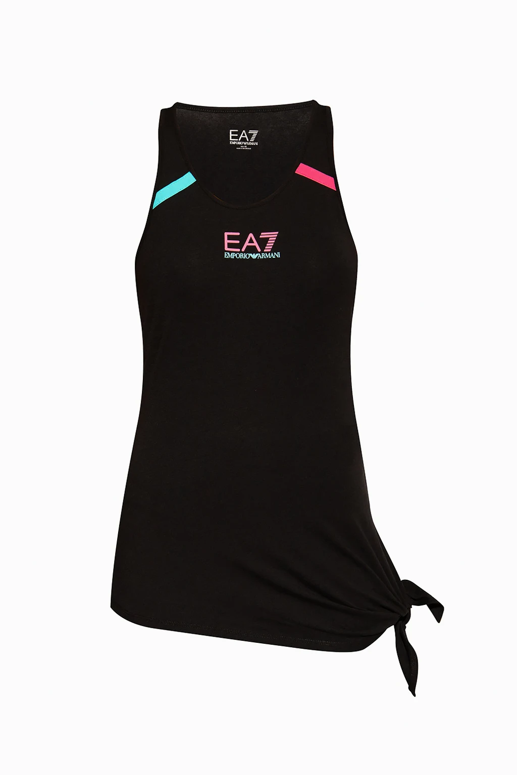 BLACK Tank top with logo