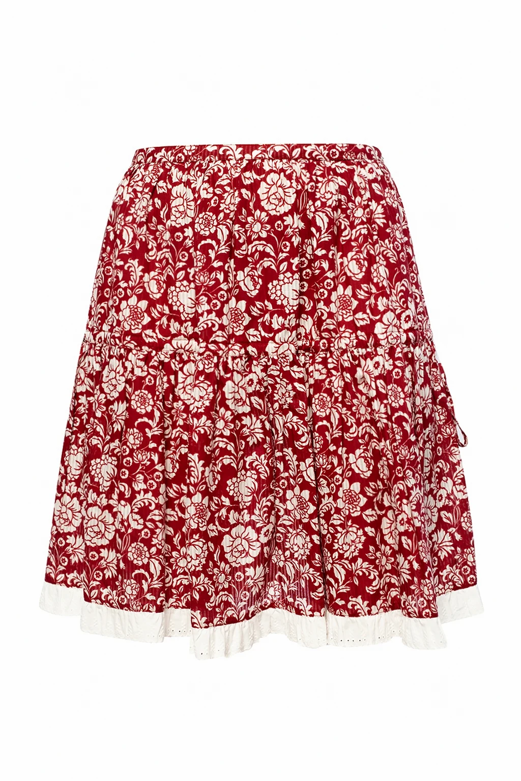Floral-printed skirt