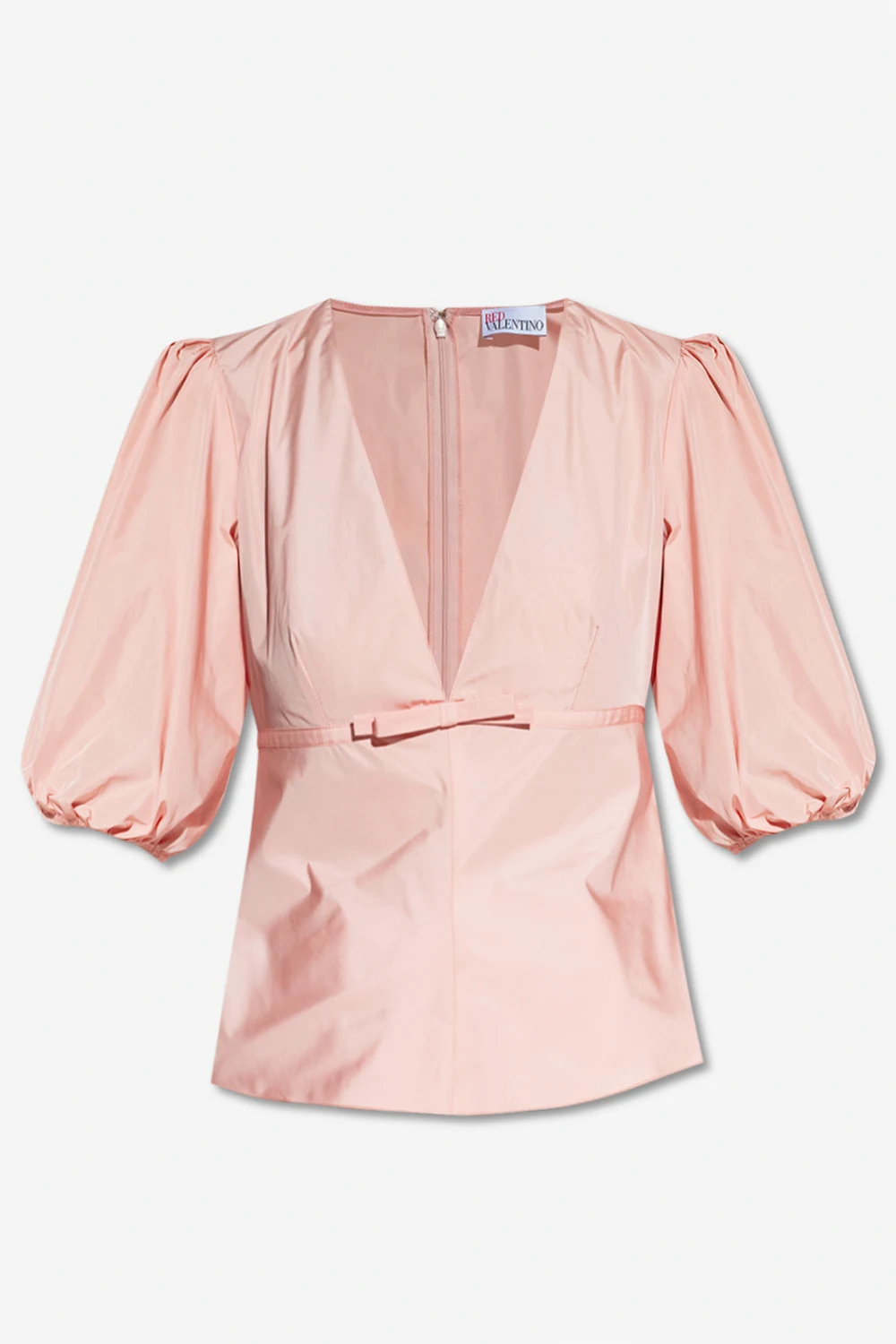 Top with puff sleeves