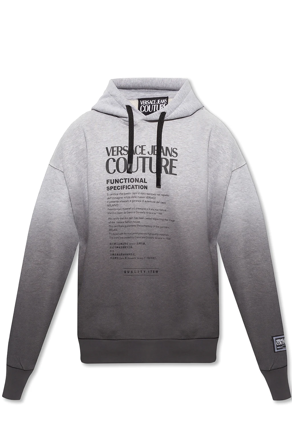 GREY Cotton hoodie