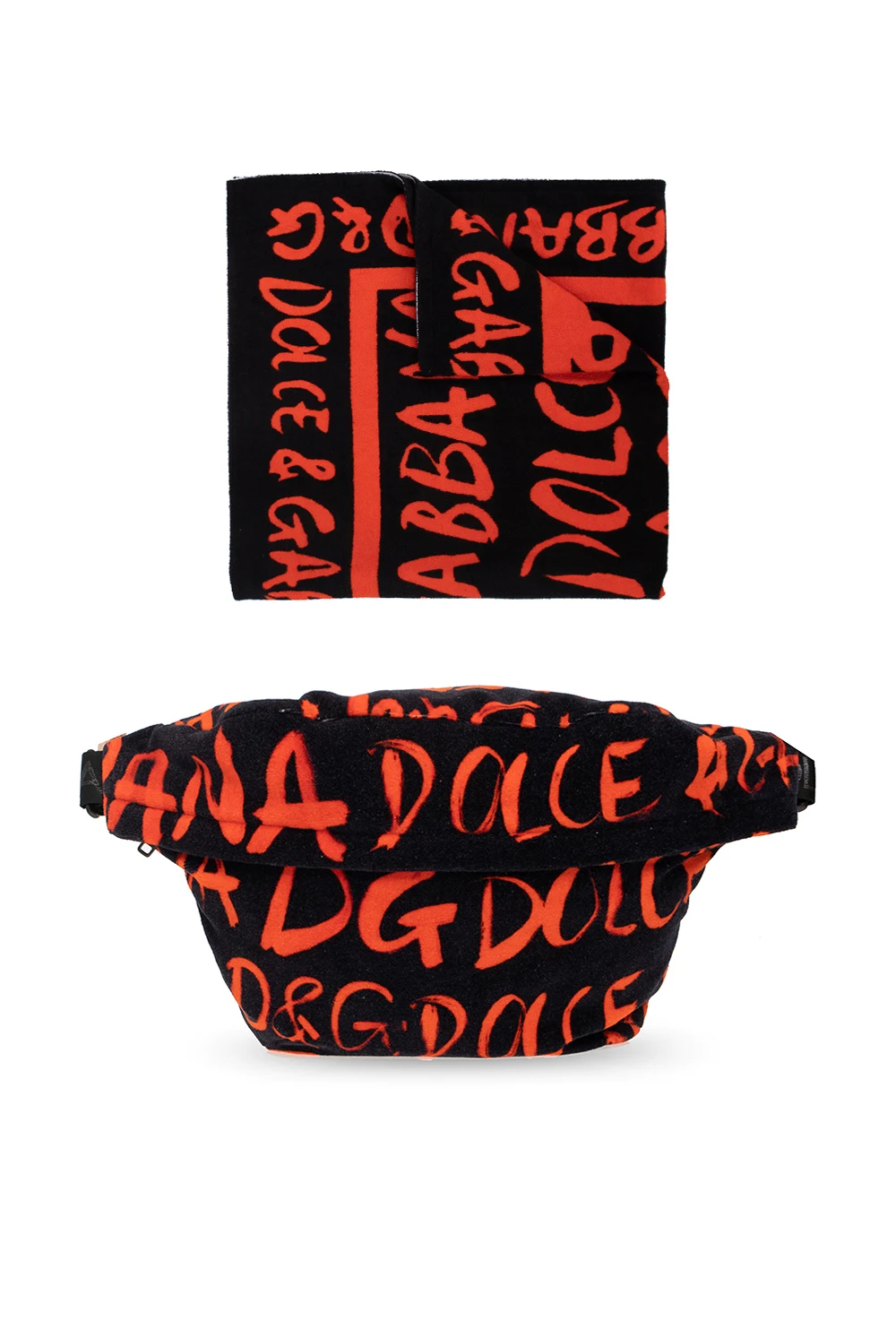 RED Beach towel & belt bag set