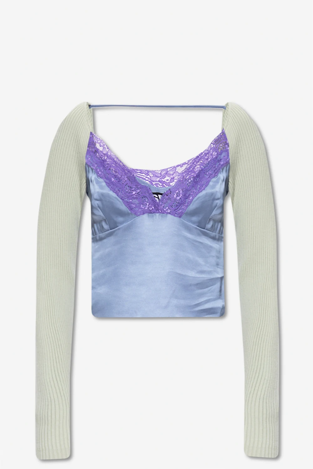 BLUE ‘T-AYA’ cropped top