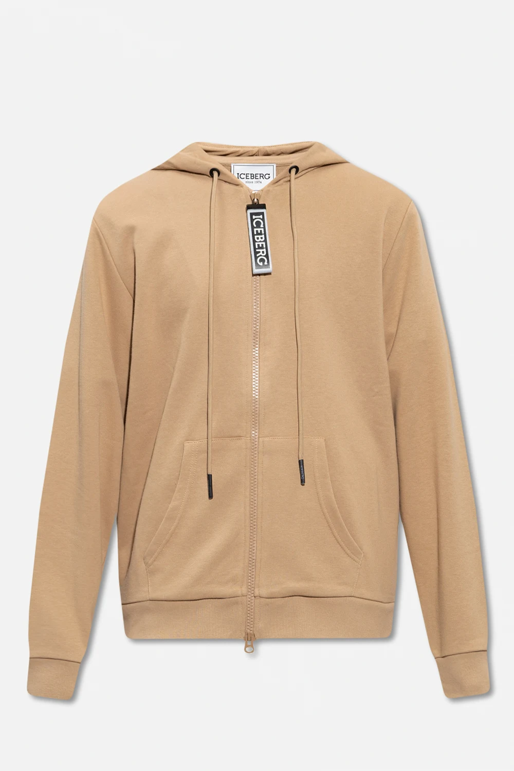 beige Hoodie with zip