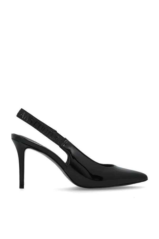 CZARNY Buty na obcasie