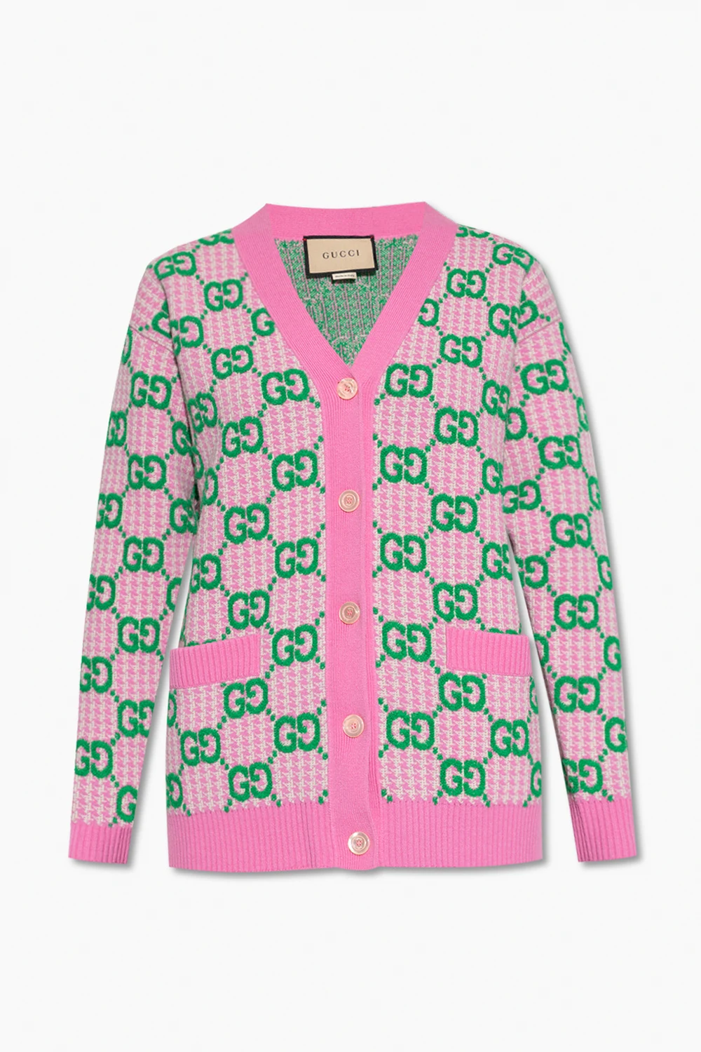 Cardigan with monogram