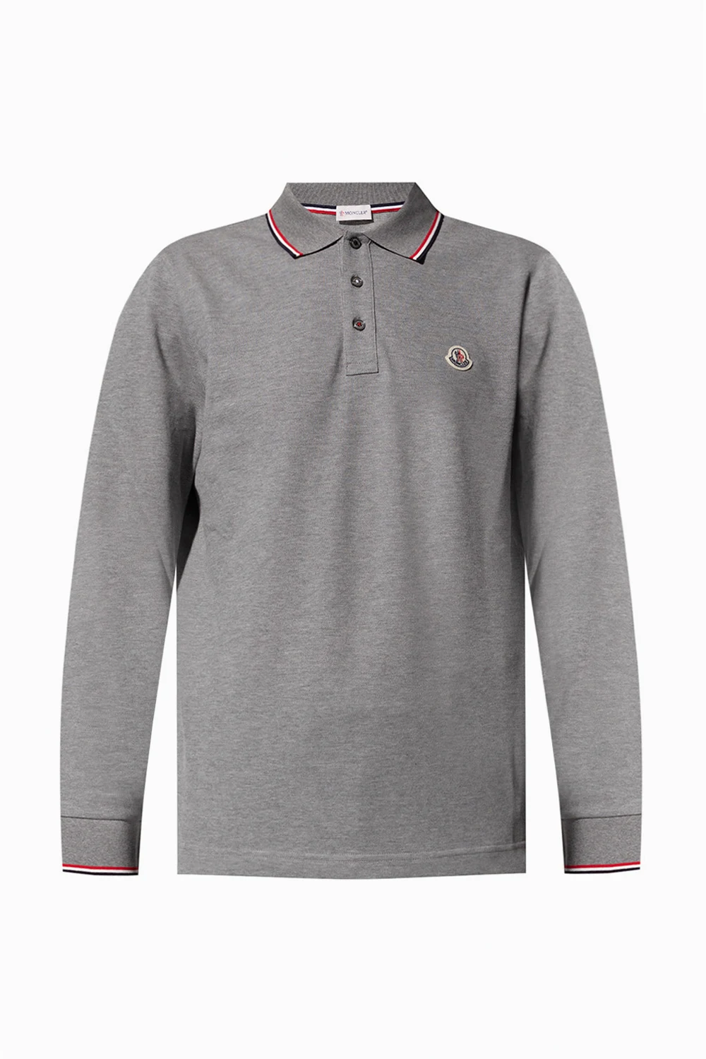 Polo shirt with long sleeves