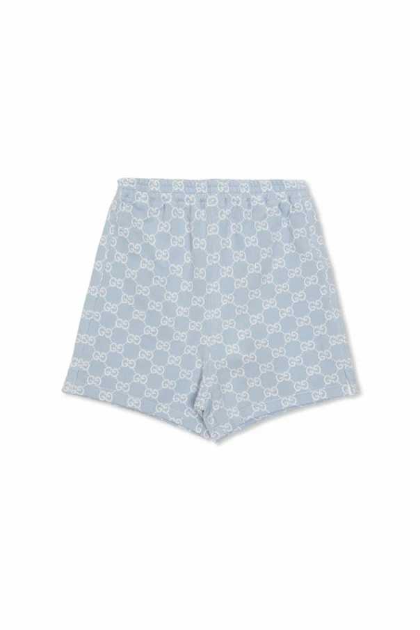 BLUE Monogram shorts