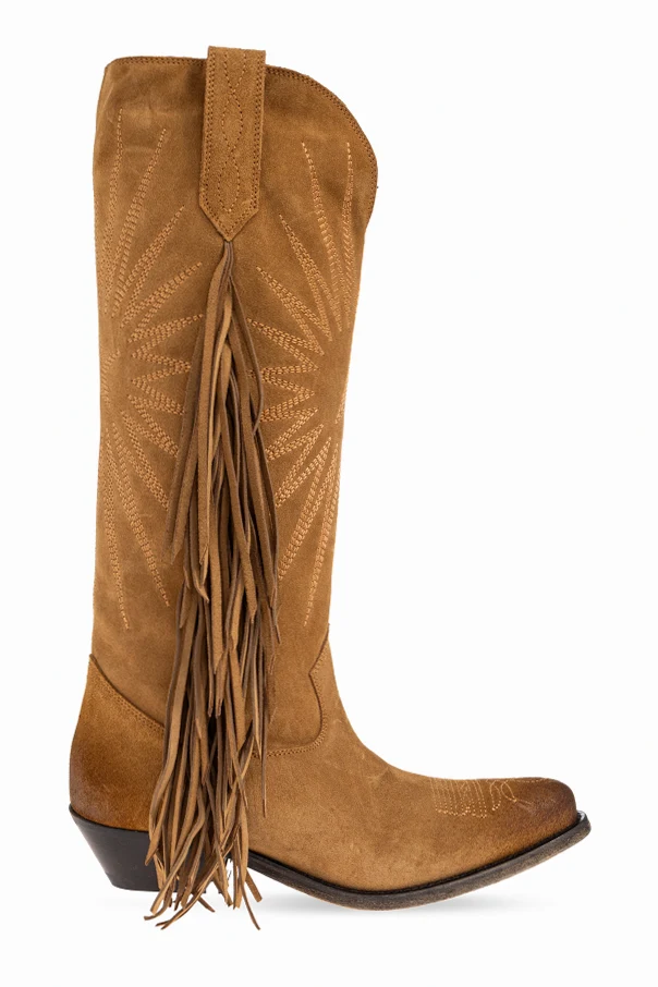 BROWN ‘Wish Star’ heeled boots