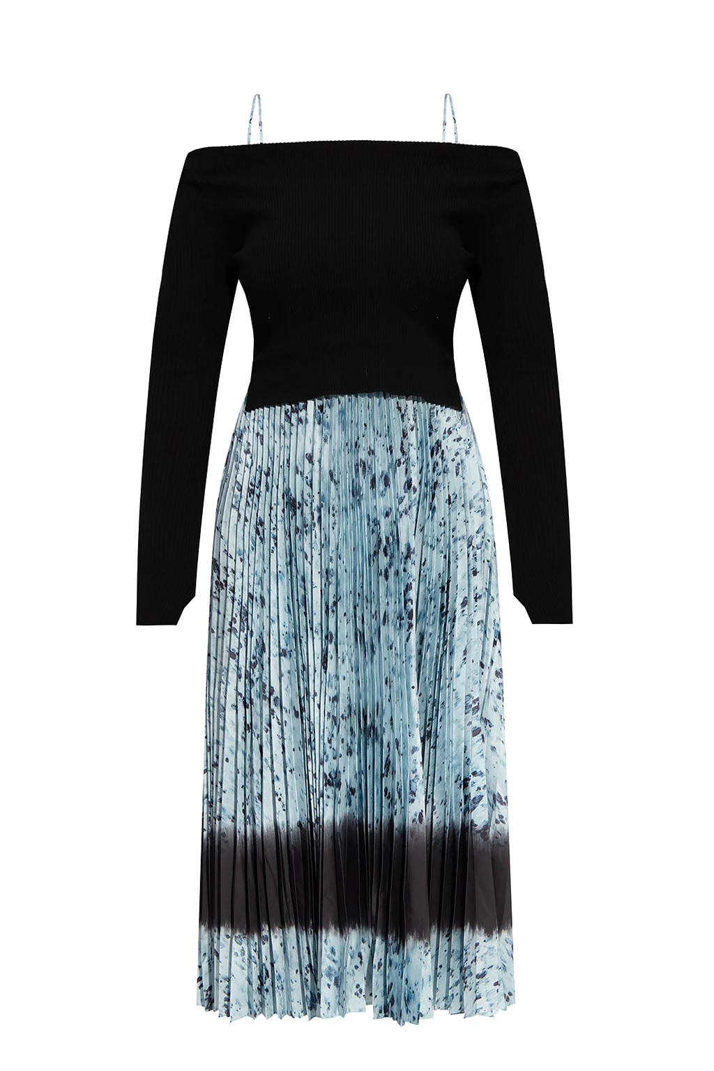 BLUE ‘Lera’ dress with cardigan
