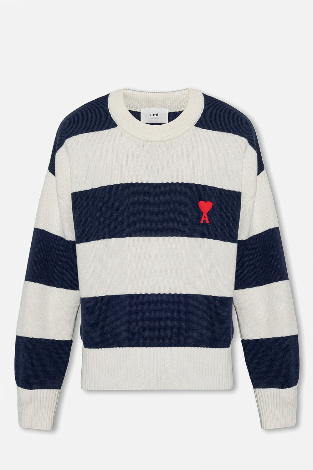 WHITE Striped sweater